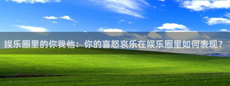 先锋娱乐app下载官网：娱乐圈里的你我他：你的喜怒哀乐在娱乐圈里如何表现？